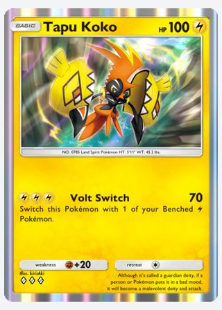 Tapu Koko — catalogusbeeld