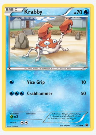Krabby — catalogusbeeld