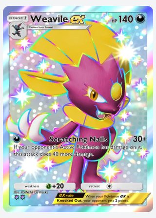Weavile ex — catalogusbeeld