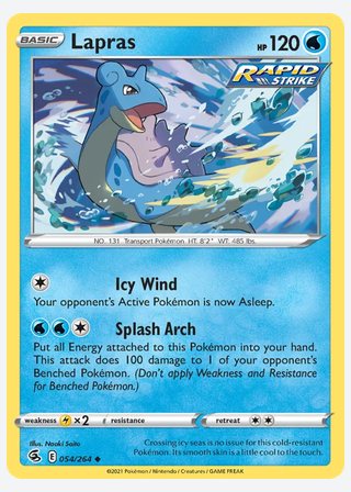 Lapras — catalogusbeeld