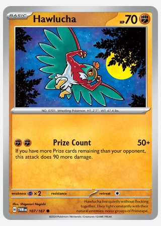 Hawlucha — catalogusbeeld