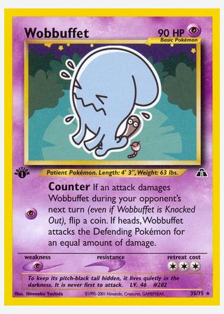 Wobbuffet — catalogusbeeld