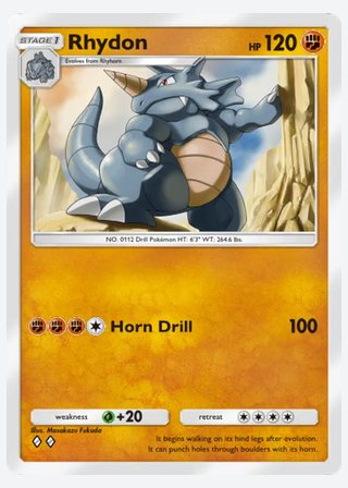 Rhydon — catalogusbeeld