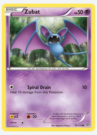 Zubat — catalogusbeeld
