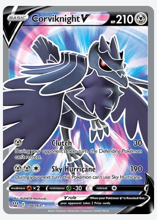 Corviknight V — catalogusbeeld