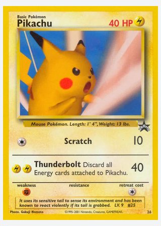 Pikachu — catalogusbeeld