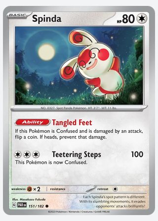Spinda — catalogusbeeld