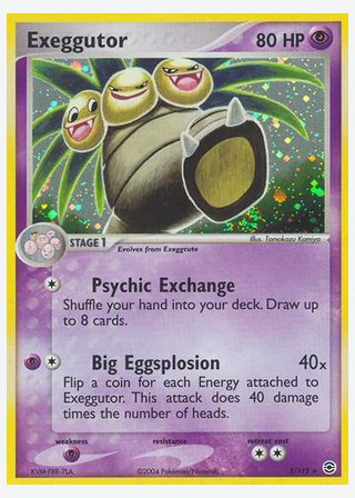 Exeggutor — catalogusbeeld