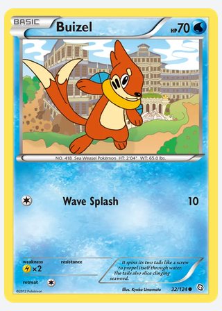 Buizel — catalogusbeeld
