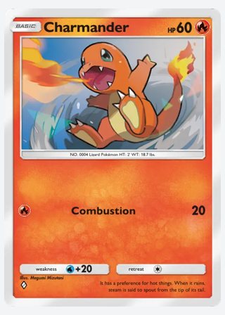 Charmander — catalogusbeeld