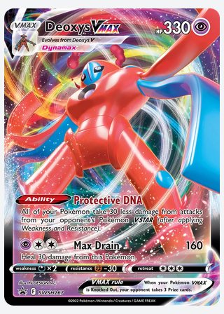 Deoxys VMAX — catalogusbeeld