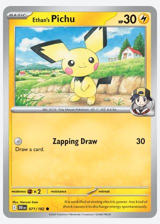 Ethan's Pichu — catalogusbeeld