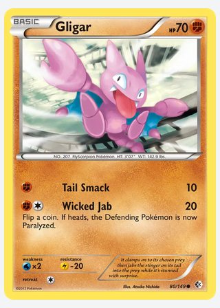 Gligar — catalogusbeeld