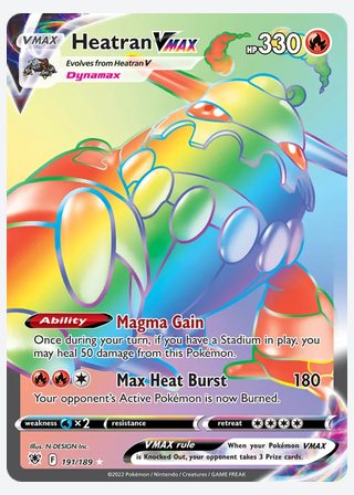 Heatran VMAX — catalogusbeeld