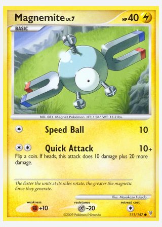 Magnemite — catalogusbeeld