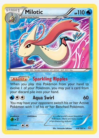 Milotic — catalogusbeeld