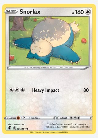 Snorlax — catalogusbeeld
