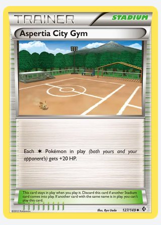 Aspertia City Gym — catalogusbeeld