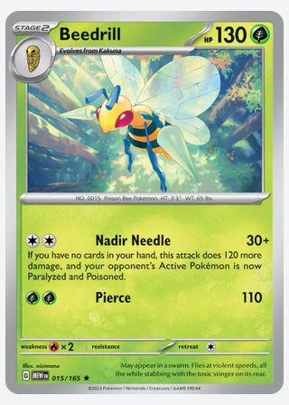 Beedrill — catalogusbeeld