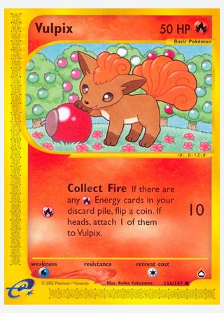 Vulpix — catalogusbeeld