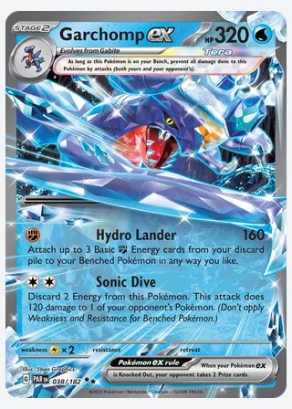 Garchomp ex — catalogusbeeld