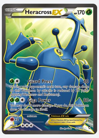 Heracross EX — catalogusbeeld