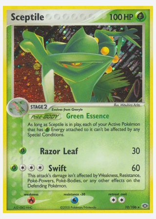 Sceptile — catalogusbeeld