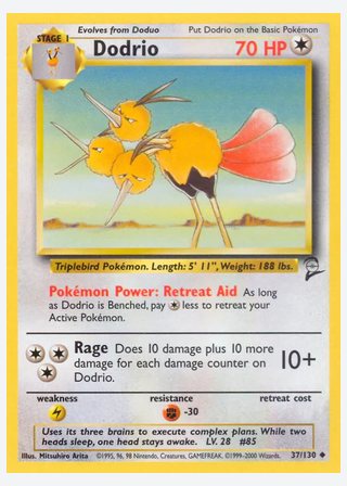 Dodrio — catalogusbeeld