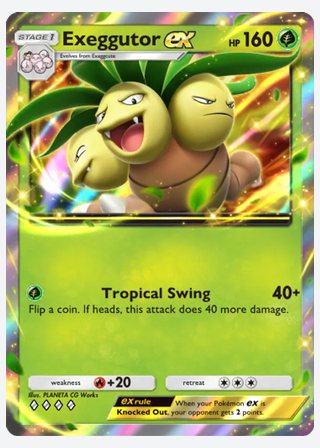 Exeggutor ex — catalogusbeeld