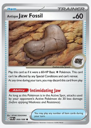 Antique Jaw Fossil — catalogusbeeld