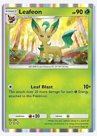 Leafeon — catalogusbeeld