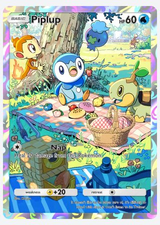 Piplup — catalogusbeeld