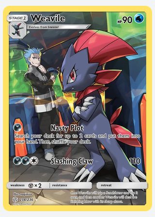 Weavile — catalogusbeeld