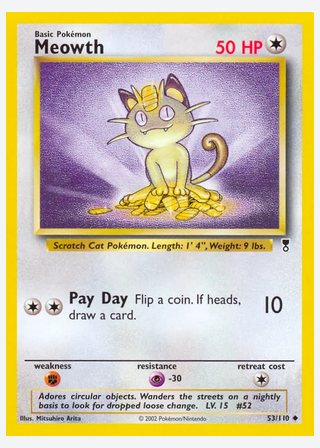 Meowth — catalogusbeeld