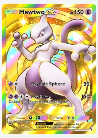 Mewtwo ex — catalogusbeeld