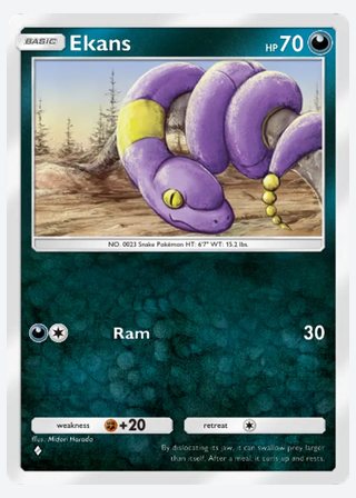 Ekans — catalogusbeeld