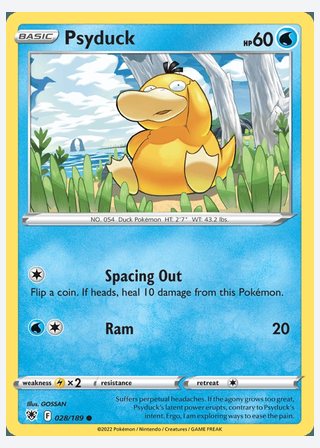 Psyduck — catalogusbeeld