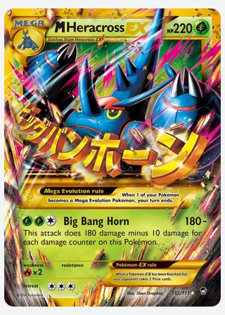 M Heracross EX — catalogusbeeld