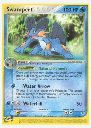 Swampert — catalogusbeeld
