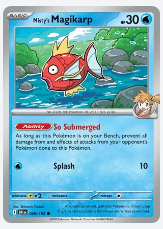 Misty's Magikarp — catalogusbeeld