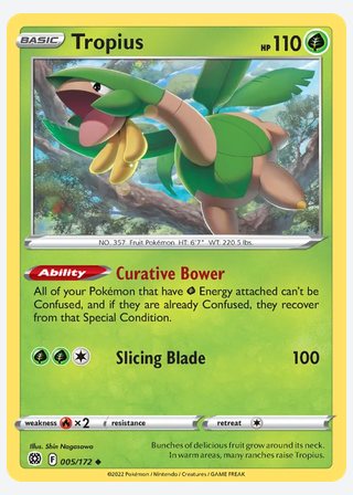 Tropius — catalogusbeeld