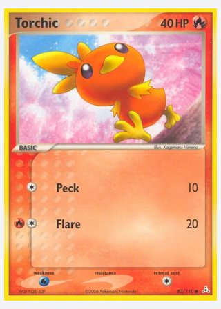 Torchic — catalogusbeeld