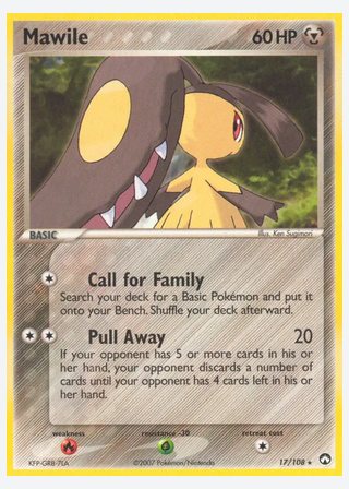 Mawile — catalogusbeeld