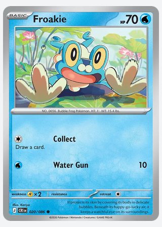 Froakie — catalogusbeeld