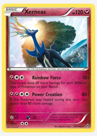 Xerneas — catalogusbeeld