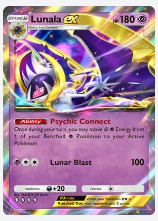 Lunala ex — catalogusbeeld