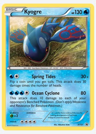 Kyogre — catalogusbeeld