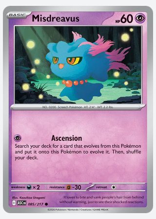 Misdreavus — catalogusbeeld