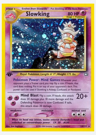 Slowking — catalogusbeeld