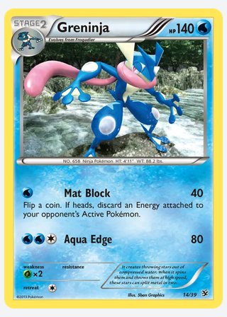 Greninja — catalogusbeeld